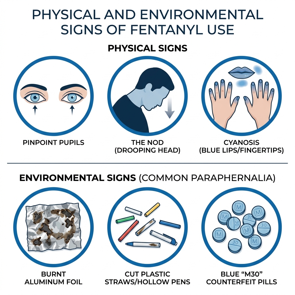 Physical and Environmental Signs of Fentanyl Use
